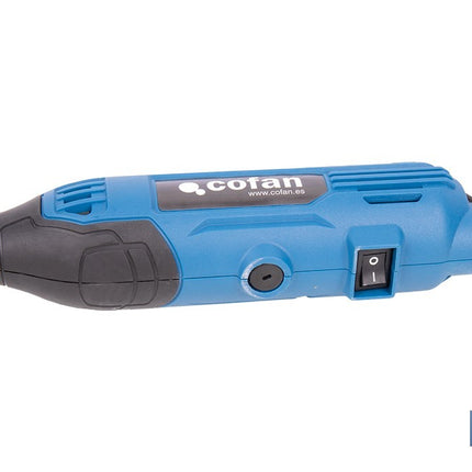 Multiherramienta rotativa 135 W 8000-33000 rpm, velocidad variable | Ideal para cortar, fresar, pulir y perforar | Incluye kit de accesorios intercambiables