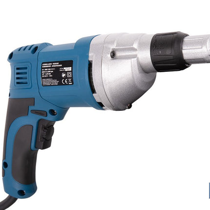 Atornillador eléctrico para paredes de yeso 600 W 2400 rpm | Velocidad variable, inserción de portapuntas 1/4 | Diseño ergonómico para trabajos continuos