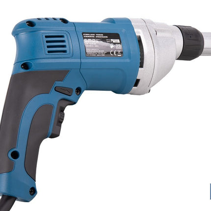 Atornillador eléctrico para paredes de yeso 600 W 2400 rpm | Velocidad variable, inserción de portapuntas 1/4 | Diseño ergonómico para trabajos continuos