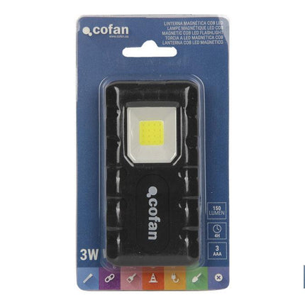 Linterna Magnética Led I Tamaño de bolsillo I Resistente al agua y a impactos I 3W I 150 Lm