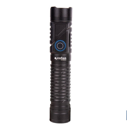 Linterna LED plegable y recargable con 5 modos de luz y con base magnética | 1200 lm, alcance de 100 m