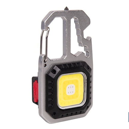 Linterna llavero LED COB 500 lm recargable con 7 modos de luz | Lámpara multifuncional