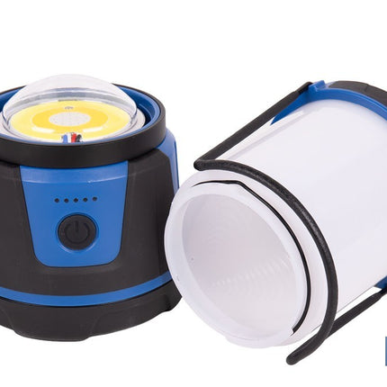 Linterna de camping COB LED 2000 lm recargable con 5 modos de luz | Iluminación regulable