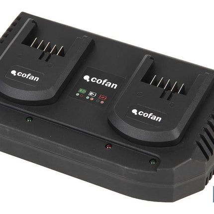 Cargador de Baterias Doble | Carga Rápida | 2 x 3,5 A - 18V