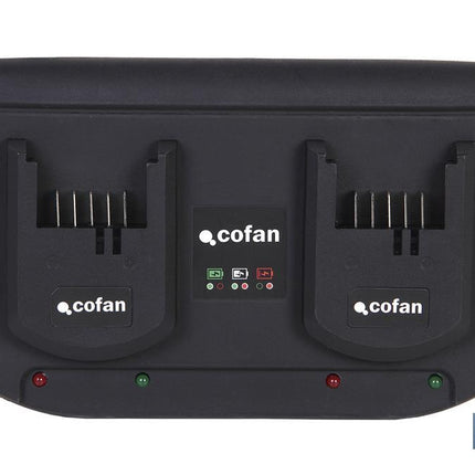 Cargador de Baterias Doble | Carga Rápida | 2 x 3,5 A - 18V