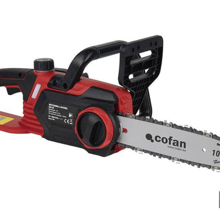 Motosierra a batería sin escobillas con espada de 10 | Engrase automático | Incluye batería Li-Ion 20 V 4,0 Ah y cargador