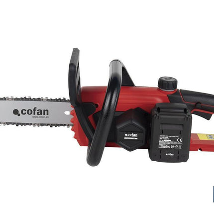 Motosierra a batería sin escobillas con espada de 10 | Engrase automático | Incluye batería Li-Ion 20 V 4,0 Ah y cargador