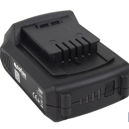 Batería de litio Li-ion de 20V y 2.0 Ah | Adecuada para herramientas eléctricas Cofan | Protección electrónica integral