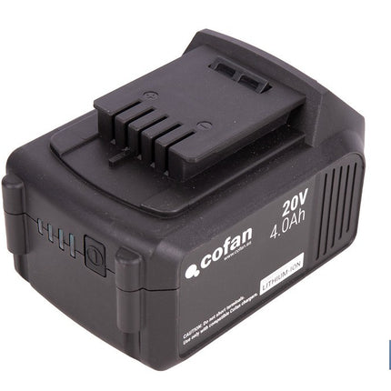 Pack de cargador 20 V 4.5 A + Batería 20 V 4.0 Ah Li-Ion | Compatible con sistema 1 for All | Protección contra sobrecarga y larga duración