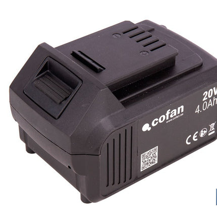 Pack de cargador 20 V 4.5 A + Batería 20 V 4.0 Ah Li-Ion | Compatible con sistema 1 for All | Protección contra sobrecarga y larga duración