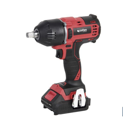 Pistola de impacto 1/2 a Batería | Batería de 20V + Cargador incluidos