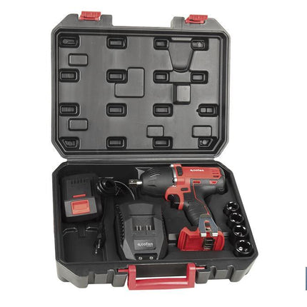 Pistola de impacto 1/2 a Batería | Batería de 20V + Cargador incluidos