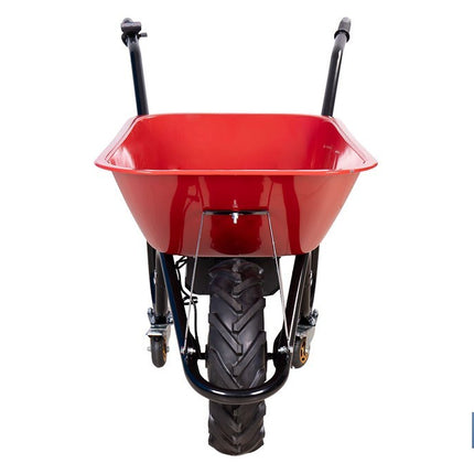 Carretilla de obra eléctrica a batería 20 V | Carga máxima de 260 kg | Motor de 500 W, batería Li-Ion 20 V 6.0 Ah