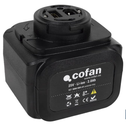 Batería Recargable para Tijeras de Podar | Potencia: 25 V 2.0 Ah