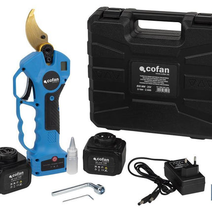 Tijeras de Podar Eléctricas | Funcionamiento a Batería Li-ion 25 V 2 Ah