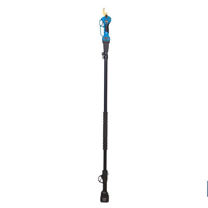 Set de tijeras de podar eléctricas 25 V con pértiga extensible 1,40-2,07 m | Incluye 2 baterías, maletín y accesorios