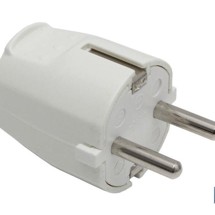 Clavija Bipolar Schuko | 16 A - 250 V | Color Blanco