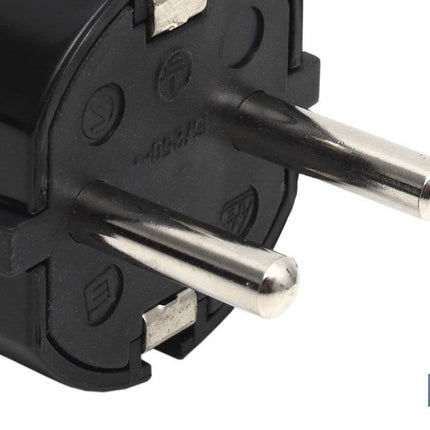 Clavija Bipolar Schuko | 16 A - 250 V | Color Negro