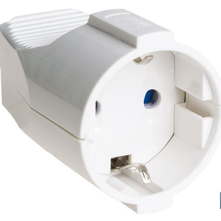 Base móvil enchufe bipolar | Color blanco | 16 A - 250 V