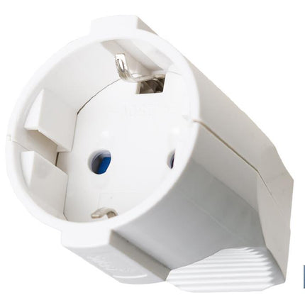 Base móvil enchufe bipolar | Color blanco | 16 A - 250 V