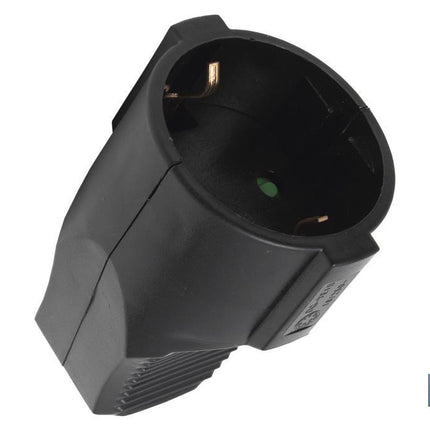 Base móvil enchufe bipolar | Color negro | 16 A - 250 V