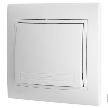Interruptor - Conmutador de empotrar | Modelo Pacific | 10 A - 250 V | Color blanco