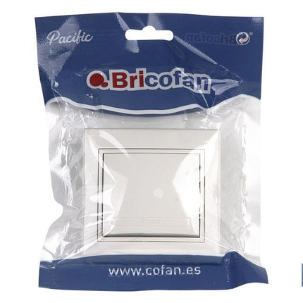 Interruptor - Conmutador de empotrar | Modelo Pacific | 10 A - 250 V | Color blanco