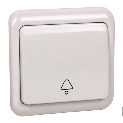 Pulsador de empotrar | Modelo Pacific | 10 A - 250 V | Color blanco