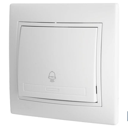 Pulsador de empotrar | Modelo Pacific | 10 A - 250 V | Color blanco