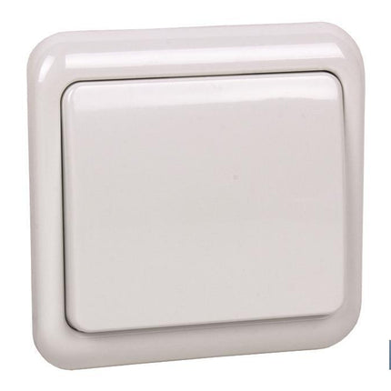 Conmutador de cruzamiento de empotrar | Modelo Pacific | 10 A - 250 V |Color blanco