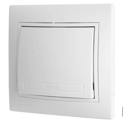 Conmutador de cruzamiento de empotrar | Modelo Pacific | 10 A - 250 V |Color blanco