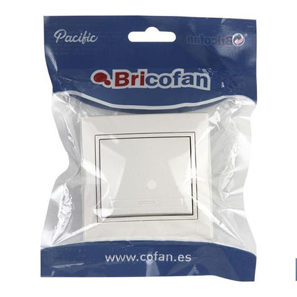 Conmutador de cruzamiento de empotrar | Modelo Pacific | 10 A - 250 V |Color blanco