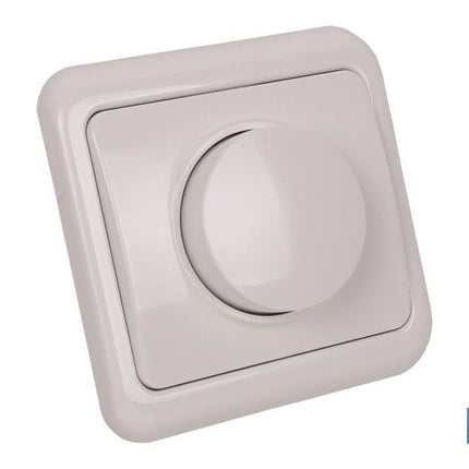 Regulador de luz de empotrar | Modelo Pacific | 16 A - 250 V - 500 W | Color blanco