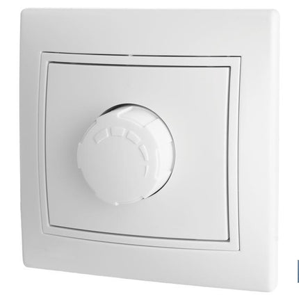 Regulador de luz de empotrar | Modelo Pacific | 16 A - 250 V - 500 W | Color blanco