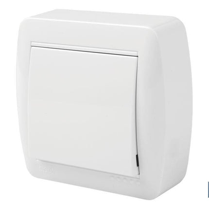 Conmutador de cruce | Mecanismo de superficie | Color blanco 10 A - 250 V
