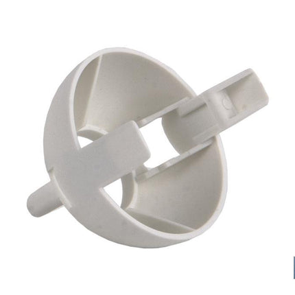 Portalámparas para obra E-27 | Material de resina termoestable color blanco | 4 A - 250 V