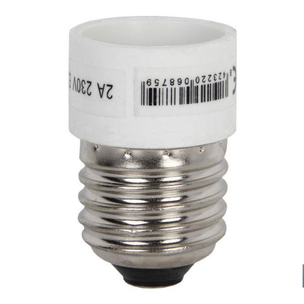 Portalámparas adaptador | Adapta de E27 a E14 | 2 A - 250 V~