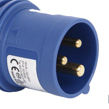 Clavija industrial móvil | Grado de protección IP 44 | Embornamiento con tornillos