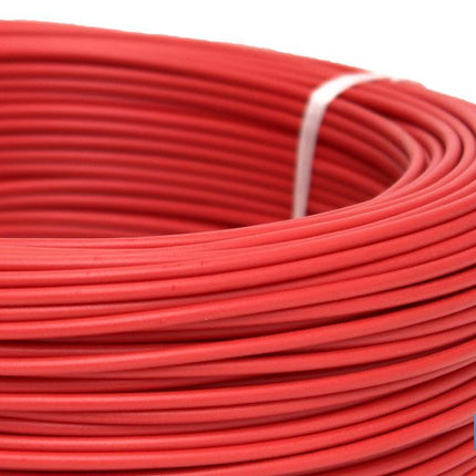 Rollo Cable Eléctrico de 100 m | H07V-K | Sección 1 x 1,5 mm2 | Color rojo