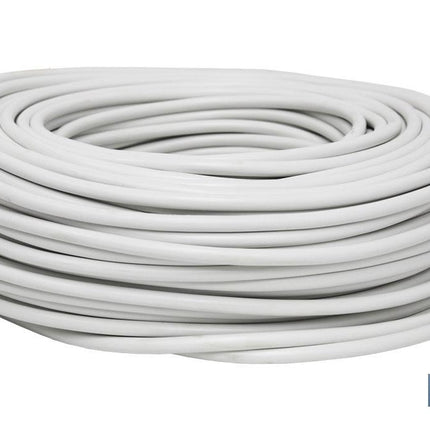 Rollo Cable Eléctrico de 100 m | PVC H05VV-F | Sección 3 x 1 mm2 | Color Blanco