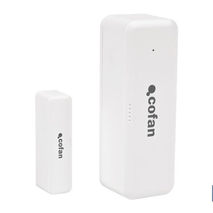 Sensor inteligente para puertas y ventanas | Conexión WiFi y Bluetooth | Funciona con aplicación Smart Life o Tuya | Compatible con Alexa y Google | Protección antirrobo