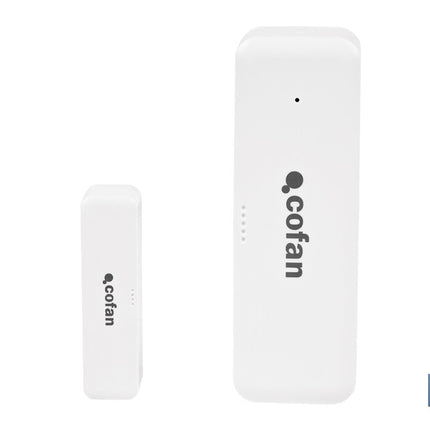Sensor inteligente para puertas y ventanas | Conexión WiFi y Bluetooth | Funciona con aplicación Smart Life o Tuya | Compatible con Alexa y Google | Protección antirrobo