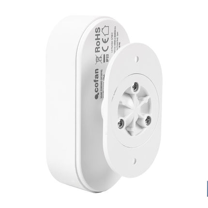 Sensor de movimiento inteligente | Conexión WiFi y Bluetooth | Funciona con aplicación Smart Life o Tuya | Compatible con Alexa y Google | Seguridad en el hogar