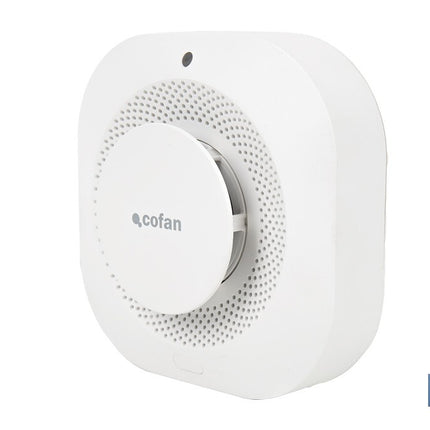 Detector de humo inteligente | Conexión WiFi y Bluetooth | Aplicación Smart Life o Tuya | Compatible con Alexa y Google | Seguridad en el hogar