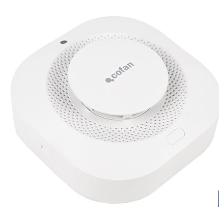Detector de humo inteligente | Conexión WiFi y Bluetooth | Aplicación Smart Life o Tuya | Compatible con Alexa y Google | Seguridad en el hogar