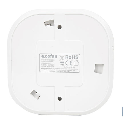 Detector de humo inteligente | Conexión WiFi y Bluetooth | Aplicación Smart Life o Tuya | Compatible con Alexa y Google | Seguridad en el hogar