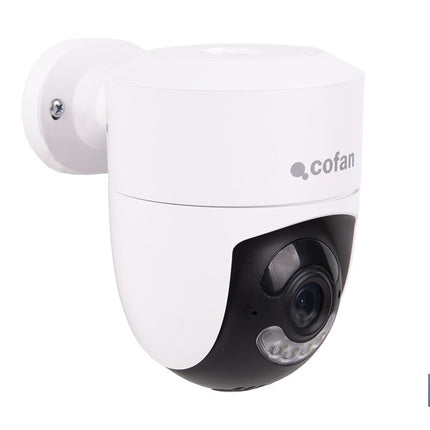 Cámara de seguridad inteligente con WiFi | Con control remoto, audio bidireccional y amplio ángulo de visión