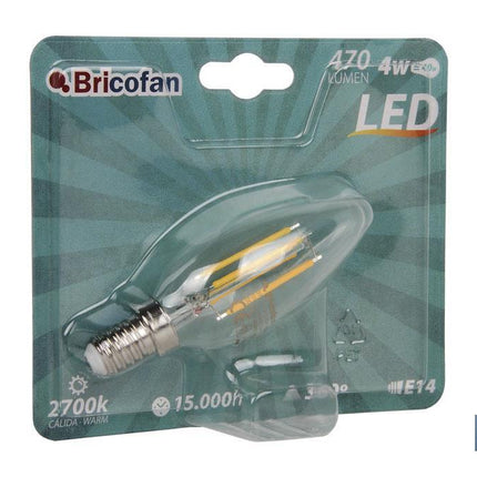 Bombilla Led Vela Filamento
