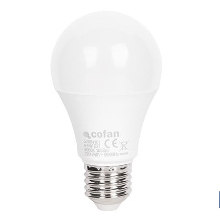 Pack de 3 bombillas LED classic E27 de luz neutra 4000K Potencia 9,5 W y 1055 lúmenes | Ahorro de energía y larga duración 15.000 h de vida