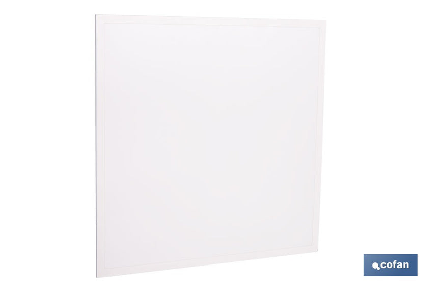 Panel LED empotrable backlight 36 W 3600 lúmenes con luz fría 6500 K | Ahorro de energía y larga duración 30 000 h de vida | Medidas 59,5 x 59,5 cm
